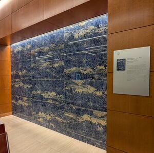 Sodalite Wall at Mayo Clinic